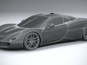 Gordon Murray T33 2024 3D Model