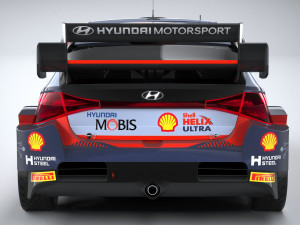 Hyundai i20 N WRC Rally1 2022 3D Model
