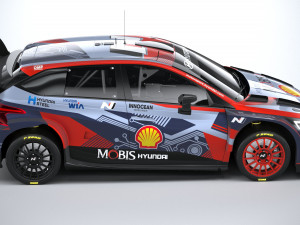 Hyundai i20 N WRC Rally1 2022 3D Model