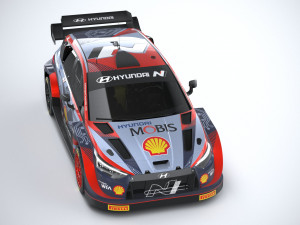 Hyundai i20 N WRC Rally1 2022 3D Model