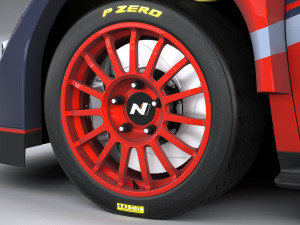 Hyundai i20 N WRC Rally1 2022 3D Model