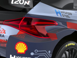 Hyundai i20 N WRC Rally1 2022 3D Model