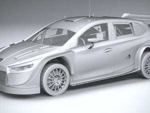 Hyundai i20 N WRC Rally1 2022 3D Model
