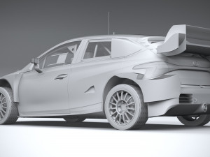 Hyundai i20 N WRC Rally1 2022 3D Model