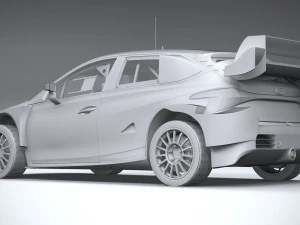 Hyundai i20 N WRC Rally1 2022 3D Model