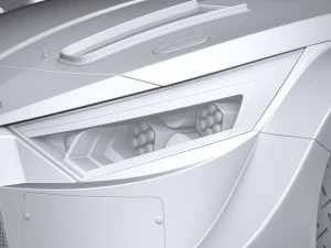 Hyundai i20 N WRC Rally1 2022 3D Model