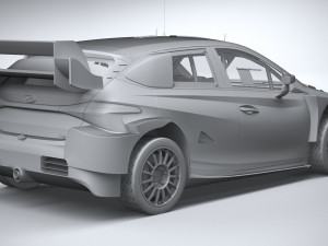 Hyundai i20 N WRC Rally1 2022 3D Model