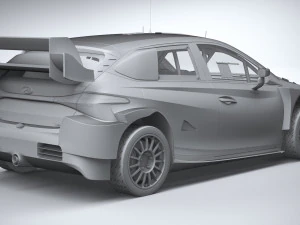 Hyundai i20 N WRC Rally1 2022 3D Model