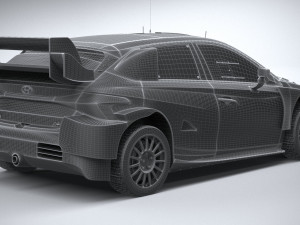 Hyundai i20 N WRC Rally1 2022 3D Model