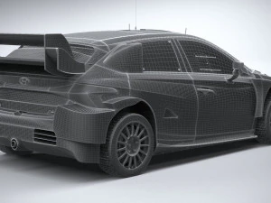 Hyundai i20 N WRC Rally1 2022 3D Model