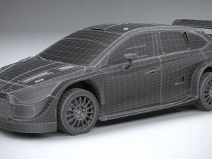 Hyundai i20 N WRC Rally1 2022 3D Model