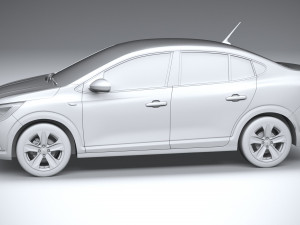 Renault Taliant 2021 3D Модель