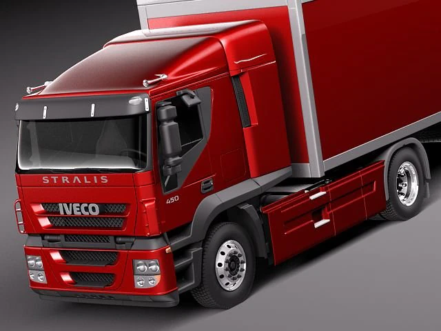 Iveco Stralis 2011 3D Model .c4d .max .obj .3ds .fbx .stl .blend