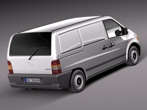 Mercedes-Benz Vito 1995-2000 Cargo Van Modèle 3D