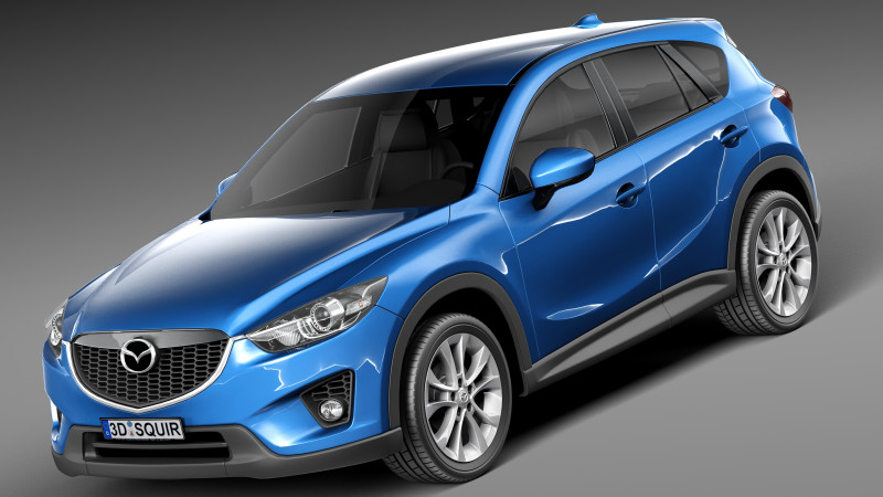 Mazda CX-5 2012 Model 3D .c4d .max .obj .3ds .fbx .stl .blend 