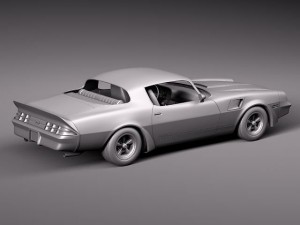 Chevrolet camaro 1980 z28 Modèle 3D