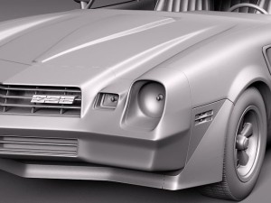 Chevrolet camaro 1980 z28 Modèle 3D