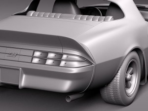 Chevrolet camaro 1980 z28 Modèle 3D