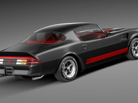 シボレー カマロ Z28 1980 3Dモデル in クラシックカー 39383 | 3DExport