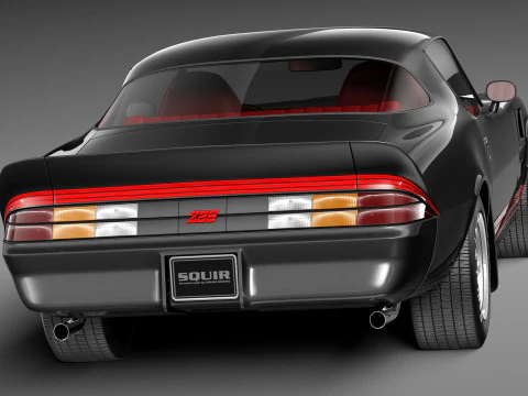 シボレー カマロ Z28 1980 3Dモデル in クラシックカー 39383 | 3DExport