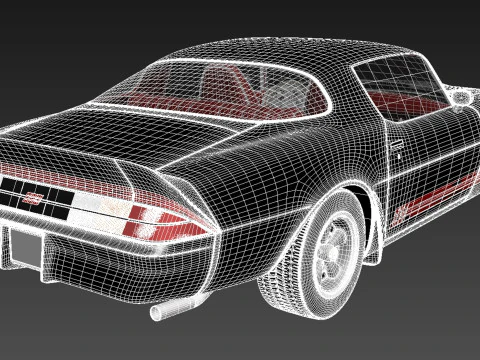 シボレー カマロ Z28 1980 3Dモデル in クラシックカー 39383 | 3DExport