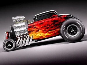 F1933 Hotwheels Hot Rod 3D Model