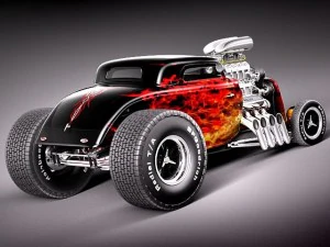 F1933 Hotwheels Hot Rod 3D Model