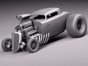 F1933 Hotwheels Hot Rod Modèle 3D