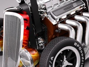 F1933 Hotwheels Hot Rod 3D Model