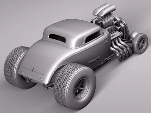 F1933 Hotwheels Hot Rod 3D Model