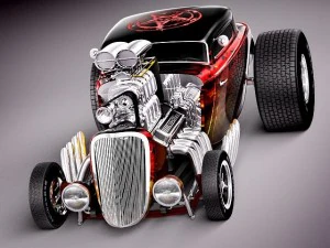 F1933 Hotwheels Hot Rod 3D Model