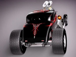 F1933 Hotwheels Hot Rod 3D Model