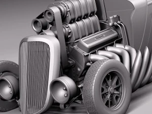 F1933 Hotwheels Hot Rod 3D Model
