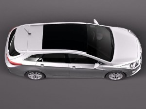 Hyundai i40 Sonata 2012 Wagon Modelo 3D