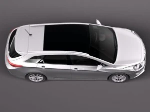 Hyundai i40 Sonata 2012 Wagon 3D Model