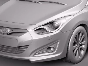 Hyundai i40 Sonata 2012 Wagon 3D Model