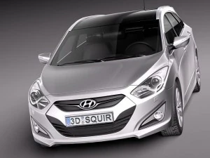 Hyundai i40 Sonata 2012 Wagon 3D Model