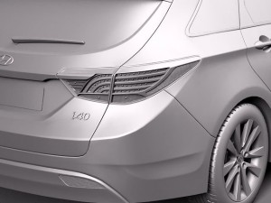 Hyundai i40 Sonata 2012 Wagon Modelo 3D