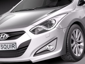 Hyundai i40 Sonata 2012 Wagon Modelo 3D