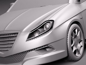 Chrysler Delta 2012 3D Модель