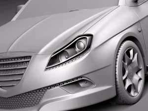 Chrysler Delta 2012 3D Model