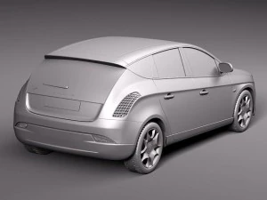 Chrysler Delta 2012 3D Model