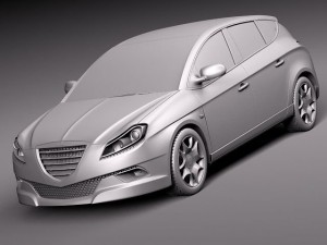 Chrysler Delta 2012 3D Модель