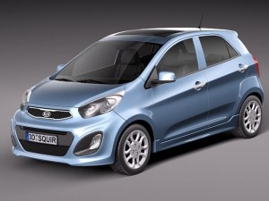 Kia Picanto 5-door 2012 3D Model