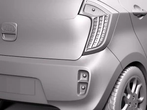 Kia Picanto 5-door 2012 3D Model