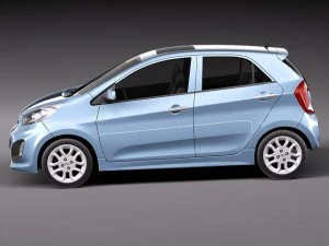 Kia Picanto 5-door 2012 3D Model