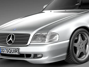 Mercedes-Benz SL500 r129 1989-2001 3D Model