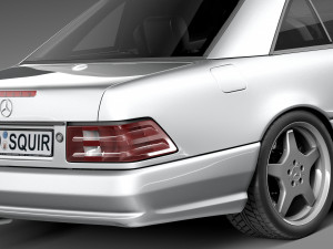 Mercedes-Benz SL500 r129 1989-2001 Model 3D