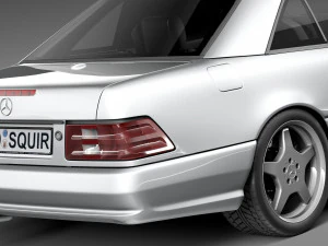 Mercedes-Benz SL500 r129 1989-2001 3D Model