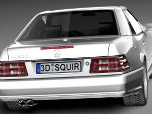 Mercedes-Benz SL500 r129 1989-2001 3D Model